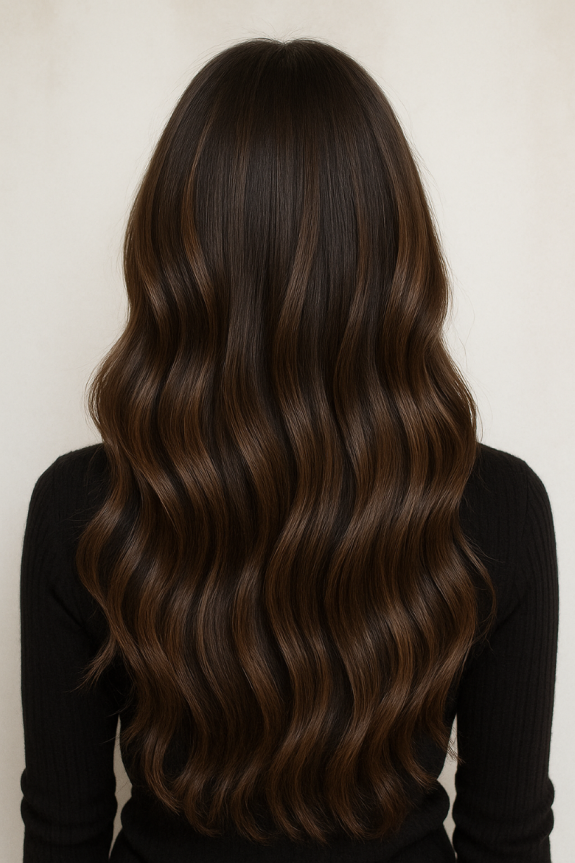 Mechas Marrones (Sin decoloracion)