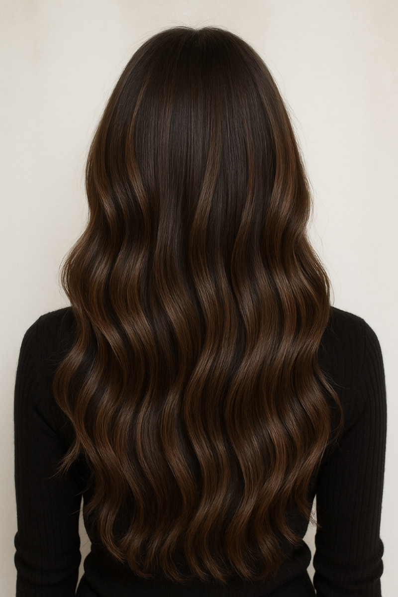 Mechas Marrones (Sin decoloracion)